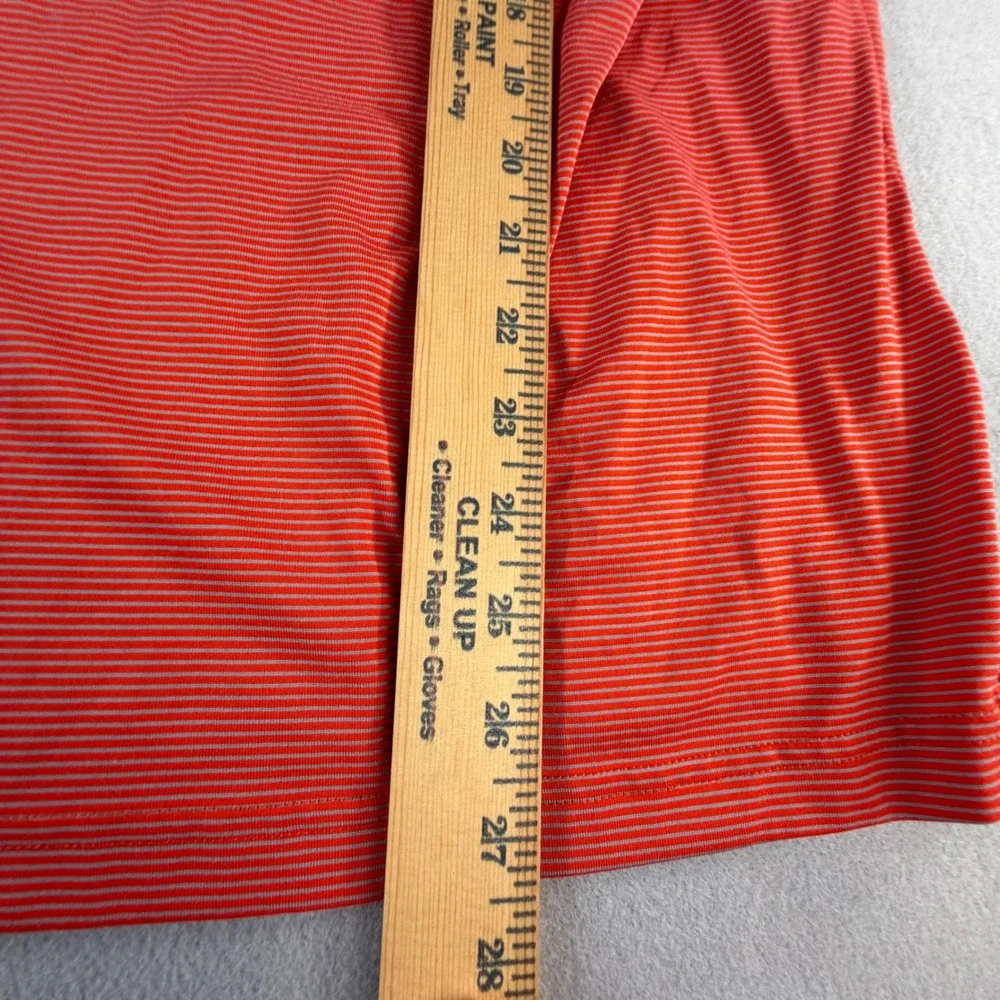 Under Armour Auburn Tigers Mens Large Orange Striped Quarter Zip Pullover Jacket